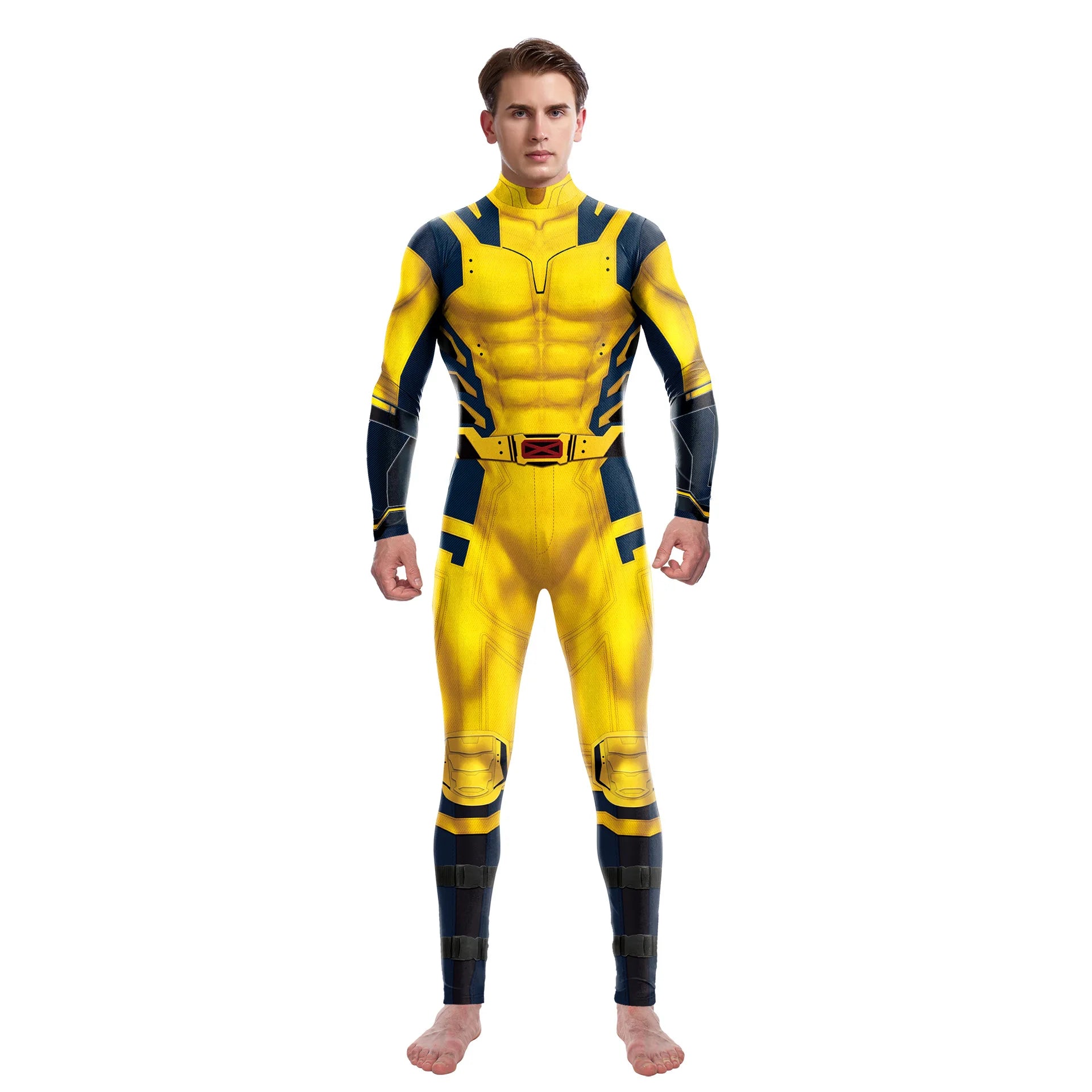 Wolverine & Deadpool Cosplay Jumpsuit - Unisex Superhero Halloween Costume