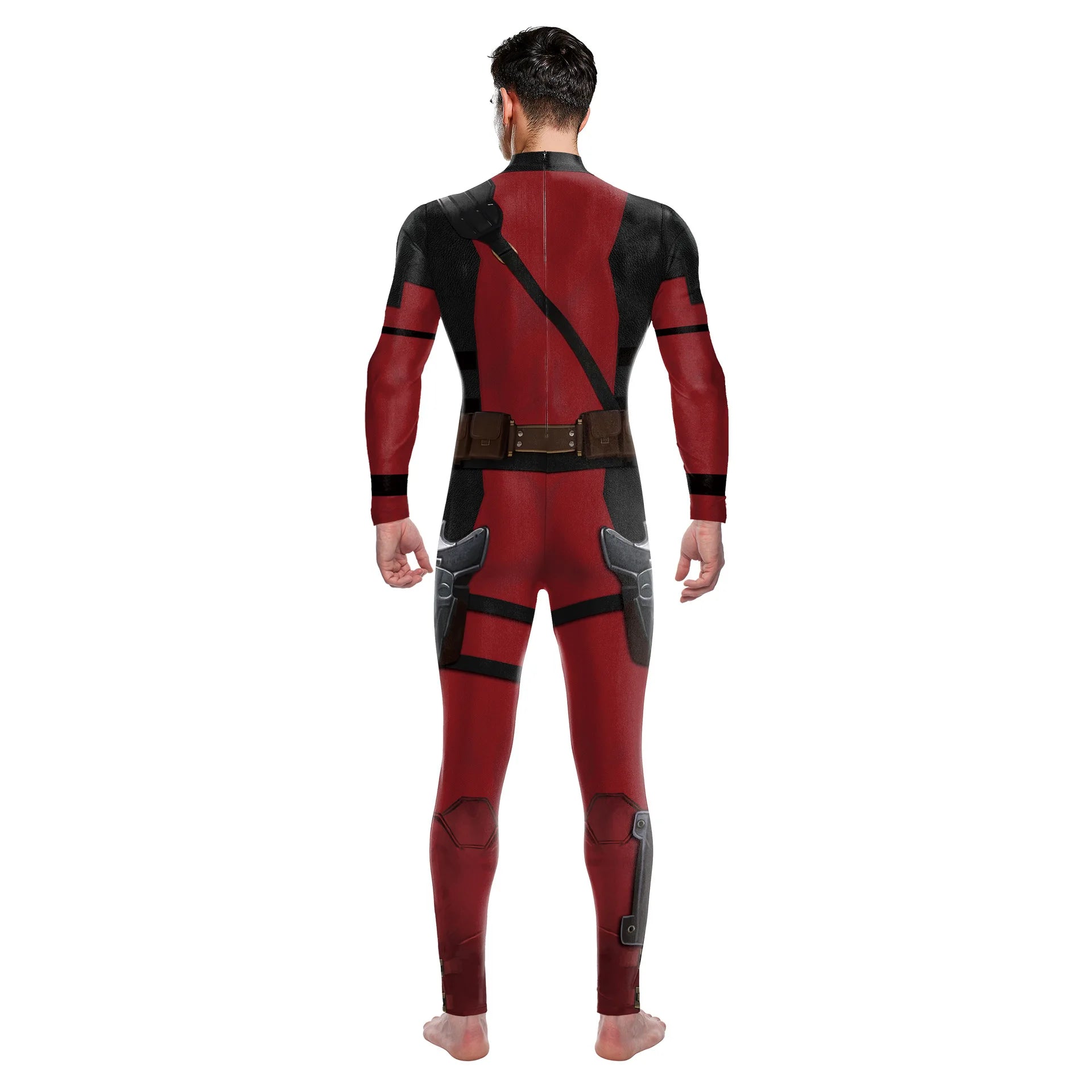 Wolverine & Deadpool Cosplay Jumpsuit - Unisex Superhero Halloween Costume