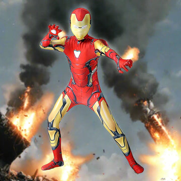 "Iron Man Superhero Costume – Deluxe Armor Suit for Cosplay, Halloween, and Costume Parties"